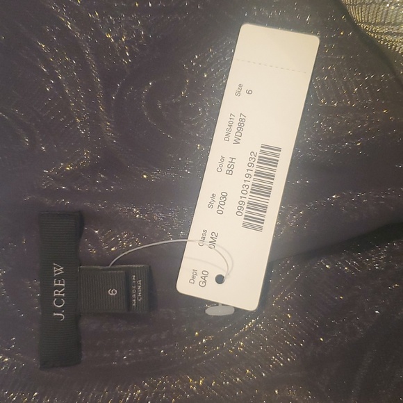 NWT J Crew Cate metallic Cami - Picture 6 of 8